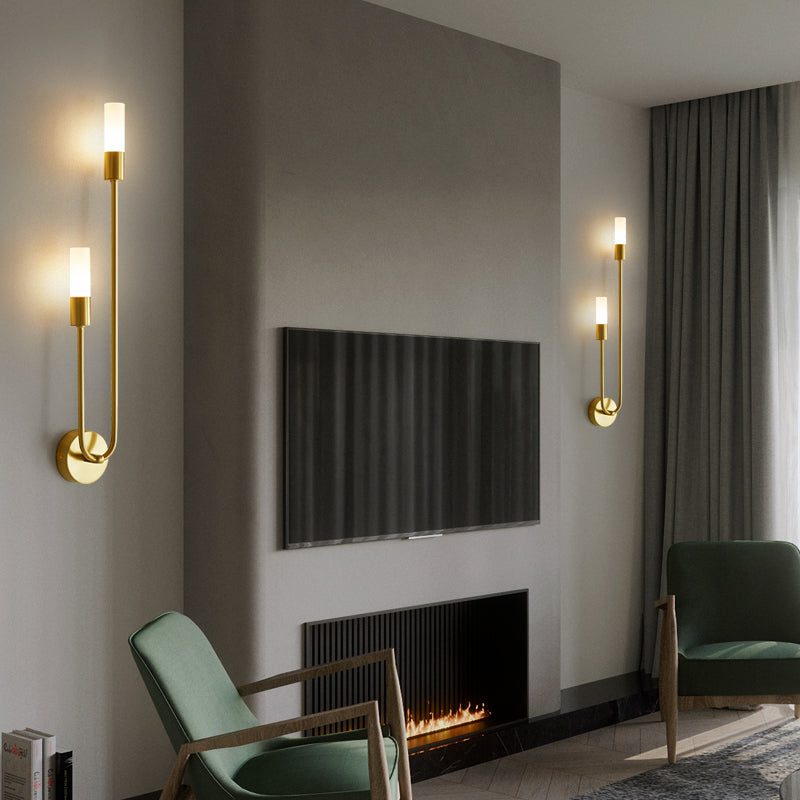 Lumisaxon | All Copper Wall Lamp Simple Aisle Exhibition Hall Bedroom Wall Lamp