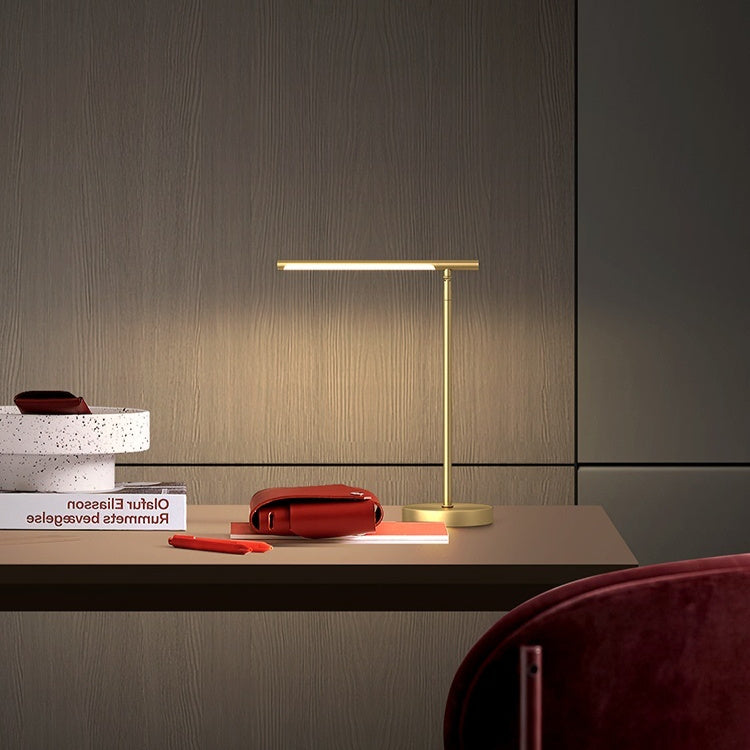 Lumisaxon | Brass Modern Lamp Luxury Simplicity With Added Rocker Arm Table Lamp