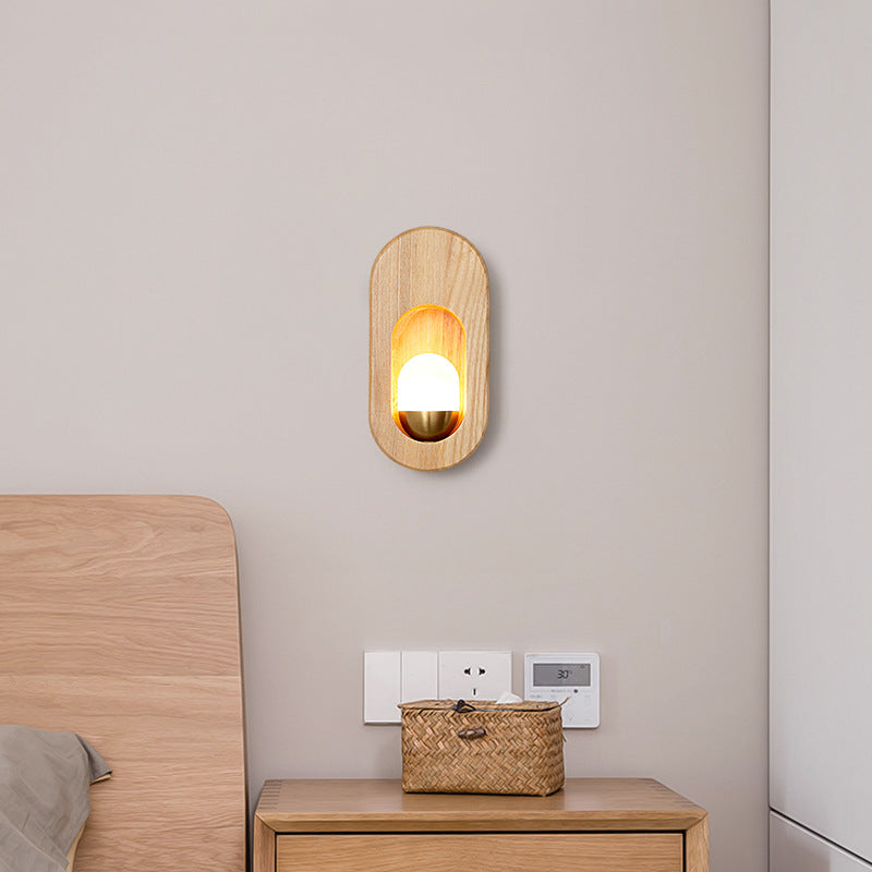 Lumisaxon | Led Solid Wood Wall Lamp