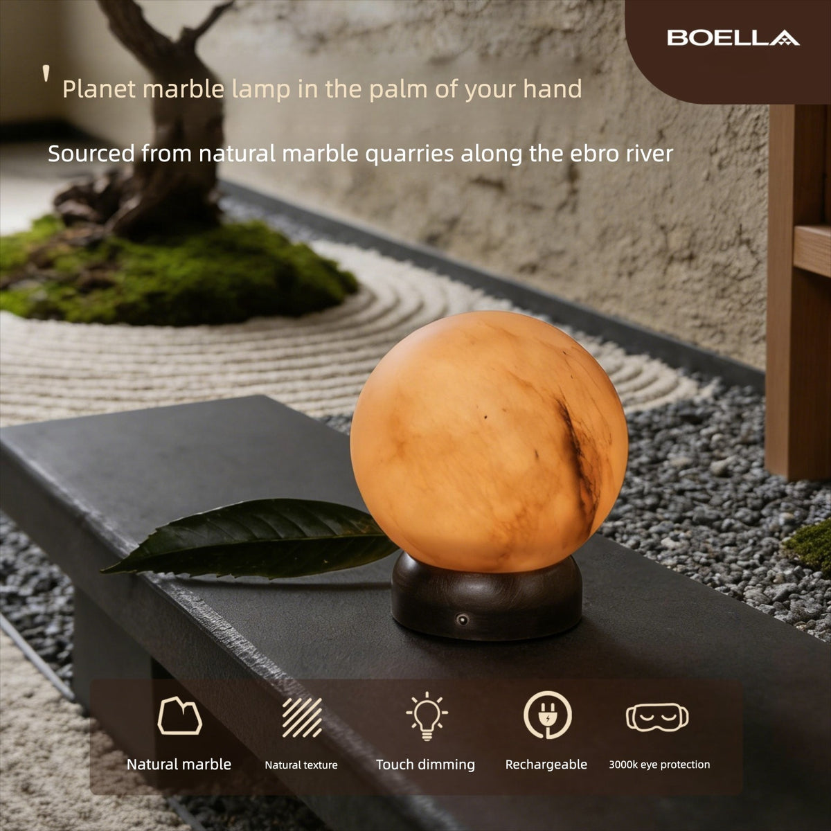Lumisaxon | Natural Alabaster Table Lamp