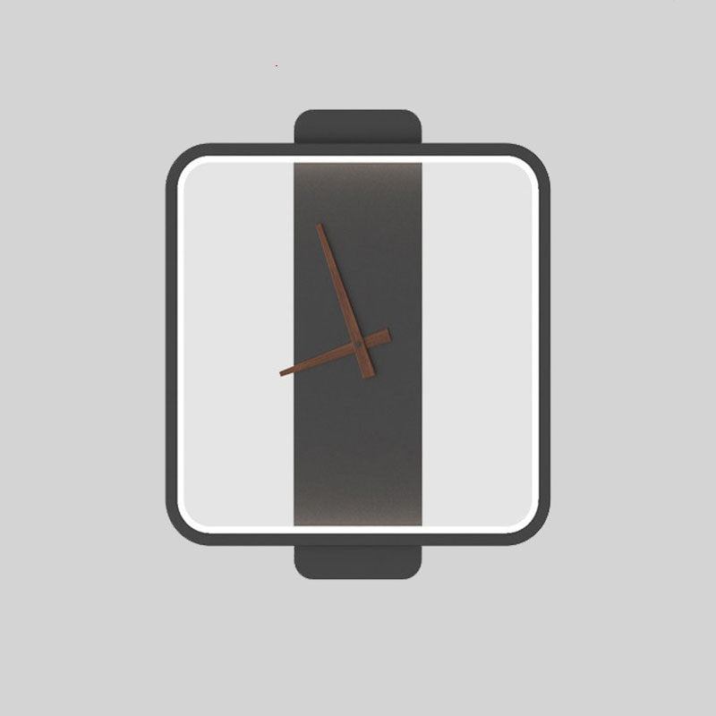 Lumisaxon | Nordic Wall Lamp Bedroom Bedside Lamp Clock Modeling Lamp