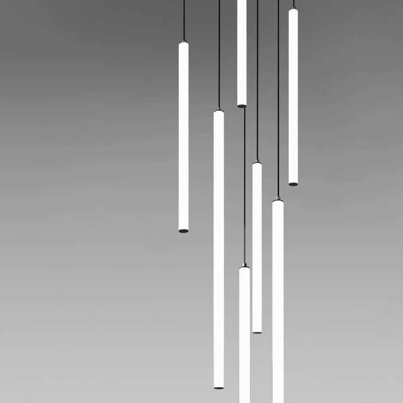 Lumisaxon | Rotating Staircase Duplex High-Rise Chandelier