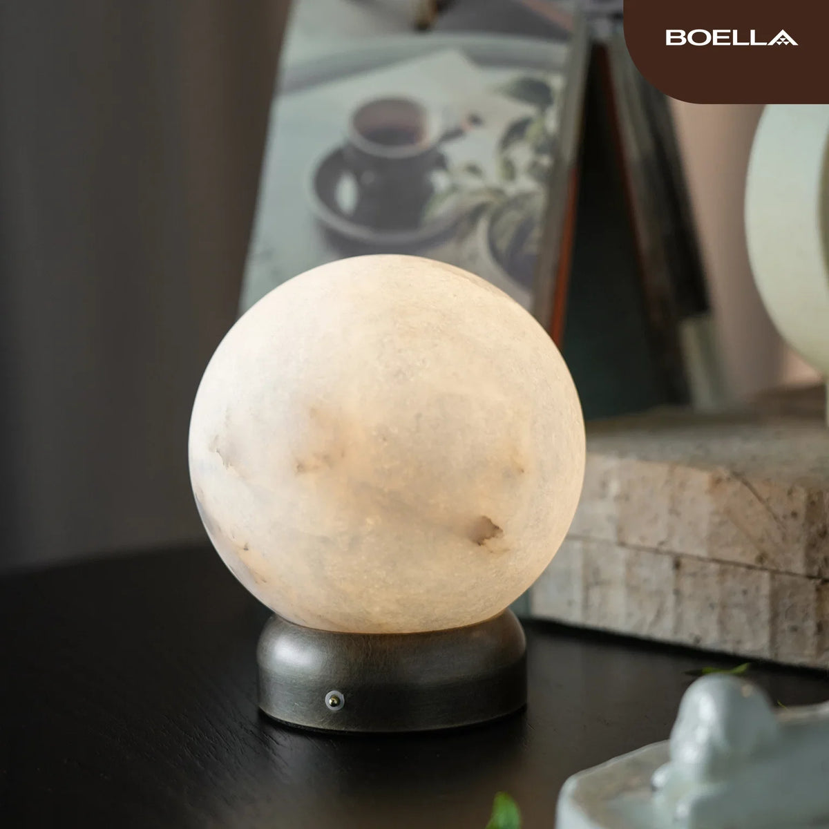 Lumisaxon | Natural Alabaster Table Lamp