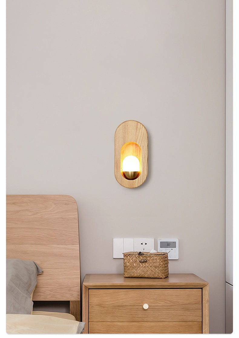 Lumisaxon | Led Solid Wood Wall Lamp