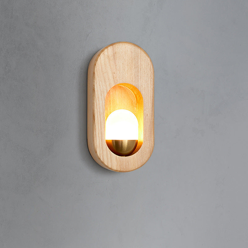 Lumisaxon | Led Solid Wood Wall Lamp