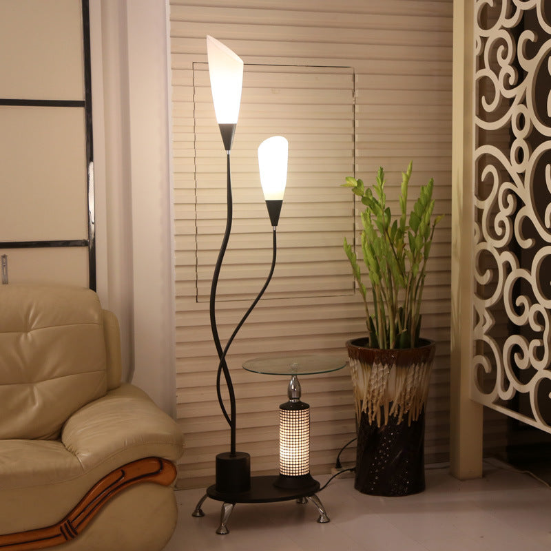 Lumisaxon | Lily Tea Table Floor Lamp Practical Living Room Bedroom