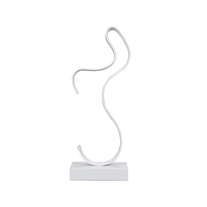 Lumisaxon | Post Shaped Table Lamp Romantic Bedroom