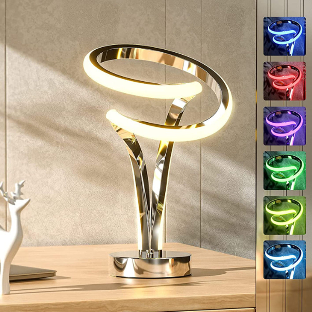 Lumisaxon | Aluminum Alloy Bar Table Lamp Led Wooden Eye Protection Table Lamp Can Be Used For Usb Charging