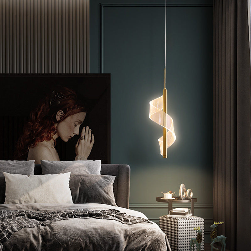 Lumisaxon | Modern Simple And Light Luxury Bedroom Bedside Chandelier