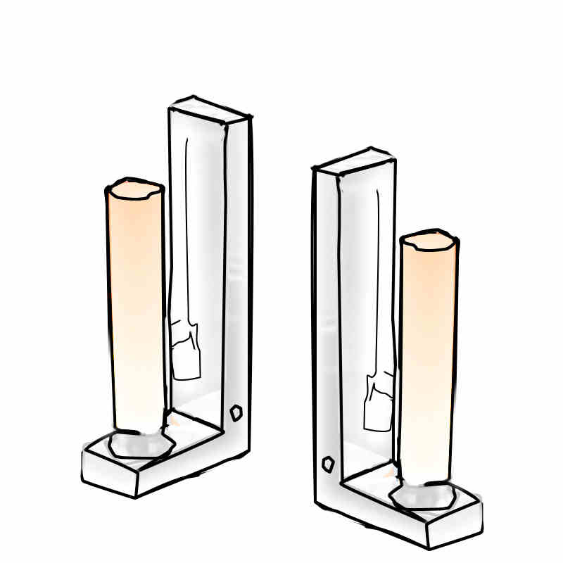 Lumisaxon | Long Charging Life Decorative Table Lamp Bookend