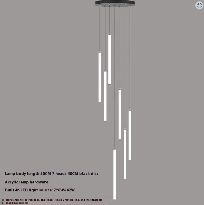 Lumisaxon | Rotating Staircase Duplex High-Rise Chandelier