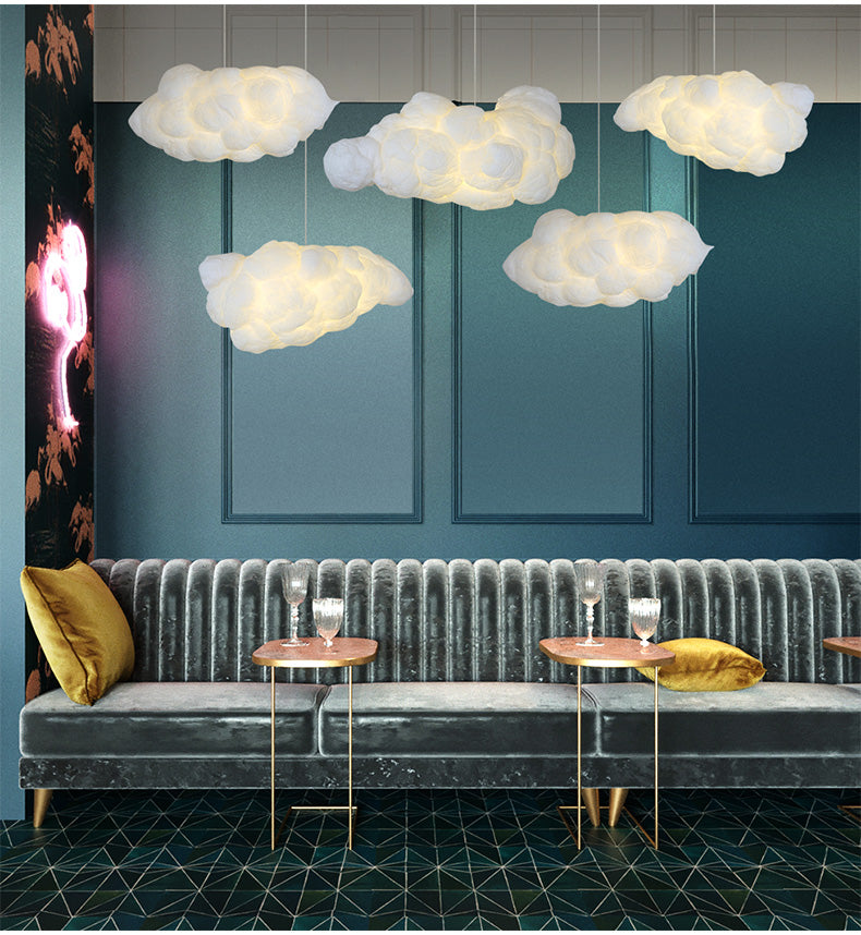 Lumisaxon | Cotton Floating Cloud Lamp Cloud Chandelier