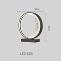 Lumisaxon | Nordic Decorative Bedroom Crescent Shape Table Lamp