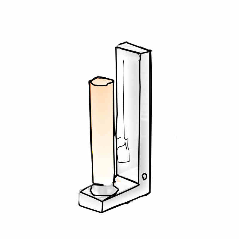 Lumisaxon | Long Charging Life Decorative Table Lamp Bookend