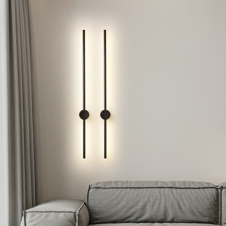 Lumisaxon | Rotatable Minimalist Strip Wall Lamp Living Room Wall Light Bulb