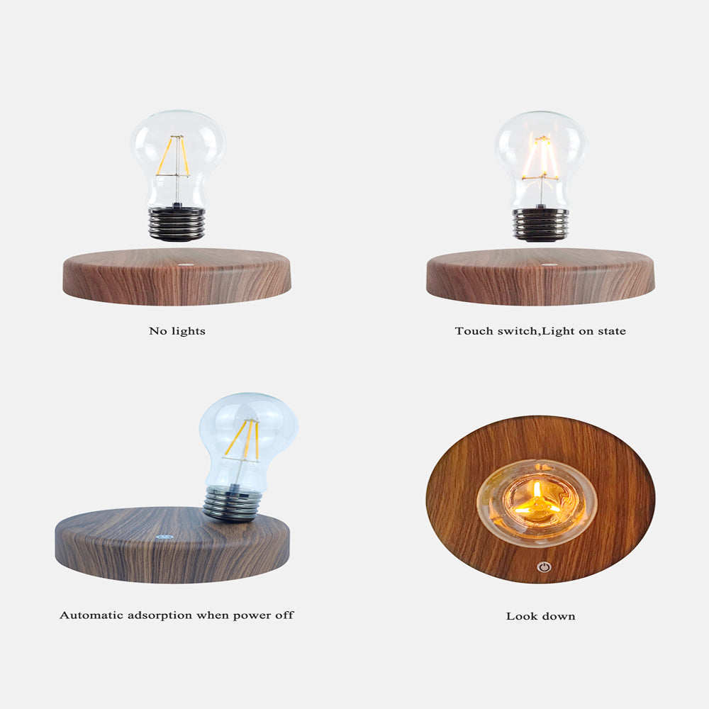 Lumisaxon | Magnetic Levitation Bulb Night Light Desktop Decoration Table Lamp Ornaments