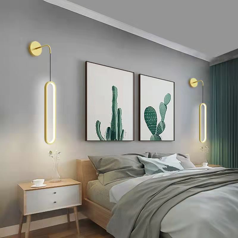 Lumisaxon | Bedside Wall Lamp Living Room Wall Light Bulb Nordic Minimalist