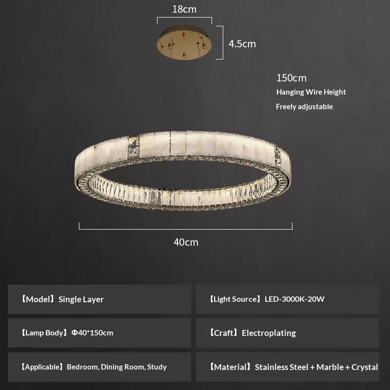 Lumisaxon | Affordable Luxury Crystal Onyx Chandelier For Hotels And Clubs