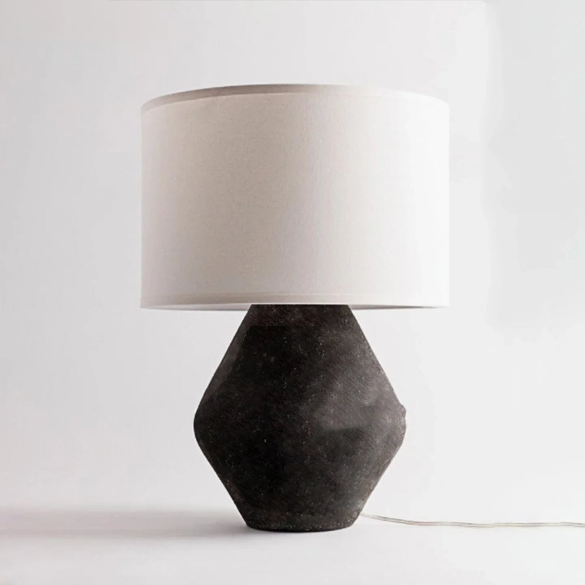 Lumisaxon | Wabi-Sabi Style Simple Table Lamp For Guesthouses Retro Mid-Century Zen-Luxury Decorative Sideboard Light Bedside Lamp