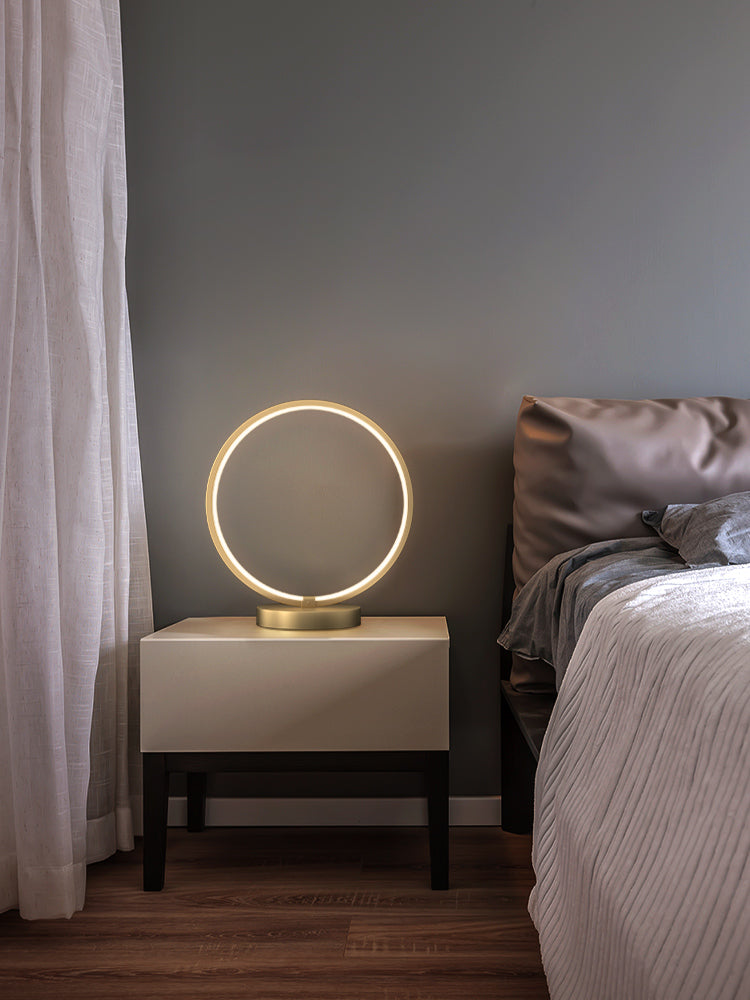 Lumisaxon | All Copper Table Minimalist Living Room Bedside Lamp