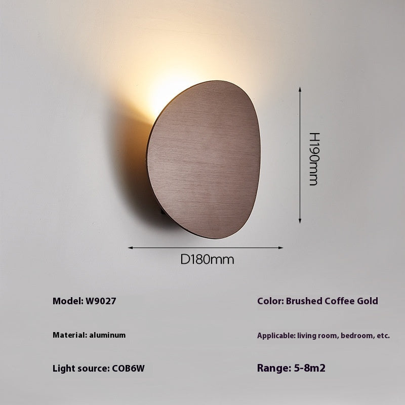 Lumisaxon | Simple Bedside Lamp Round Aisle Wall Lamp