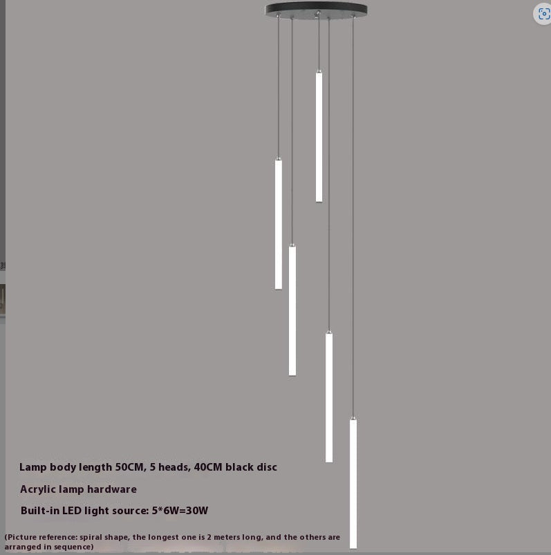 Lumisaxon | Rotating Staircase Duplex High-Rise Chandelier
