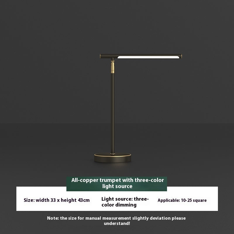 Lumisaxon | Brass Modern Lamp Luxury Simplicity With Added Rocker Arm Table Lamp