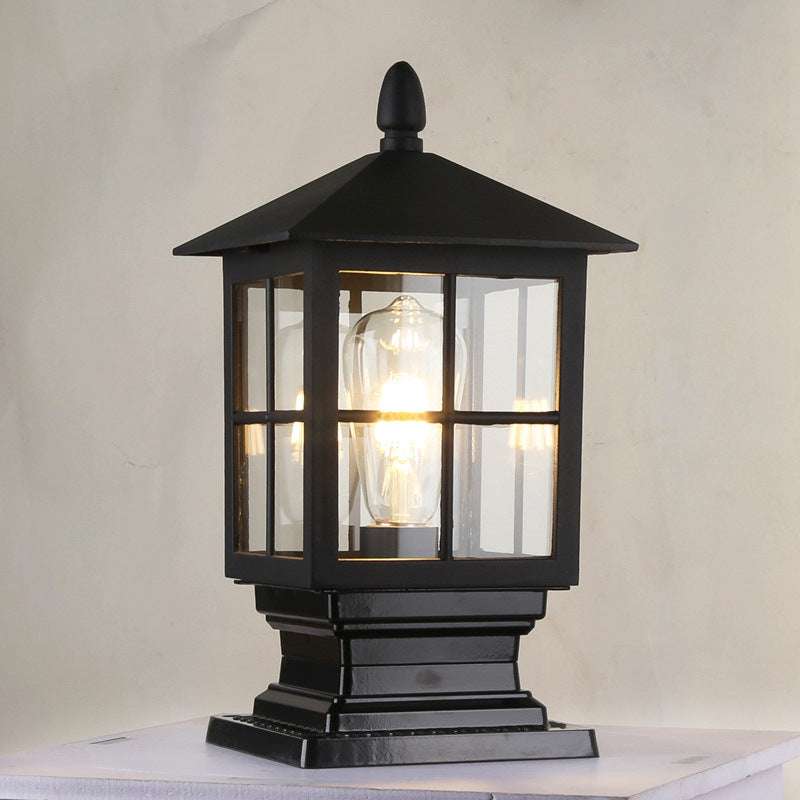 Lumisaxon | Simple Outdoor Pillar Lamp Waterproof And Rust-Proof