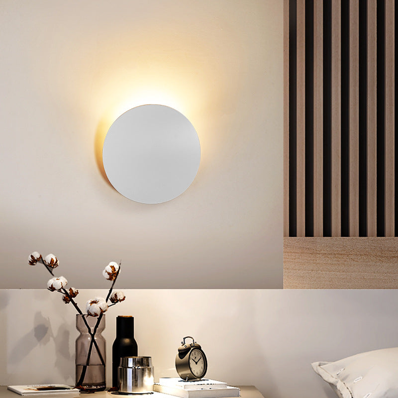 Lumisaxon | Simple Bedside Lamp Round Aisle Wall Lamp