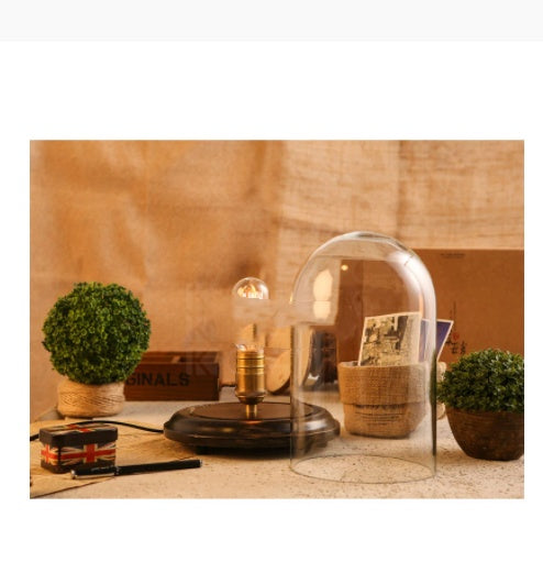 Lumisaxon | Wooden Table Lamp With Adjustable Brightness For Coffee Shop
