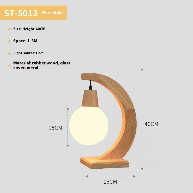 Lumisaxon | Nordic Original Wooden Led Table Lamp