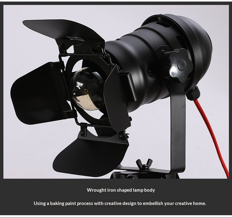 Lumisaxon | Artistic Vintage Solid Wood Fill Light Table Lamp