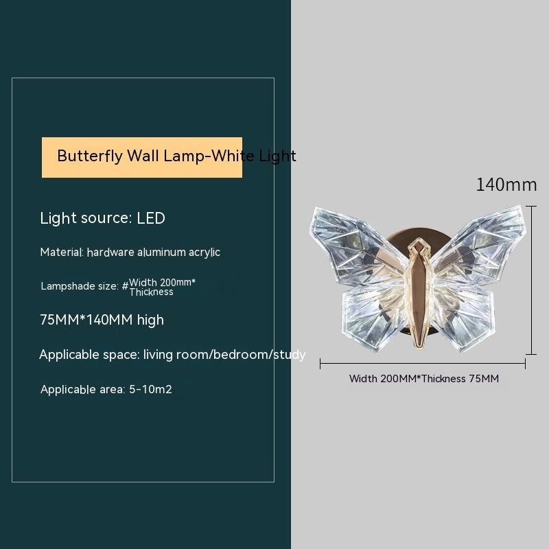 Lumisaxon | Butterfly Bedroom Decorative Lamp Wall Lamp