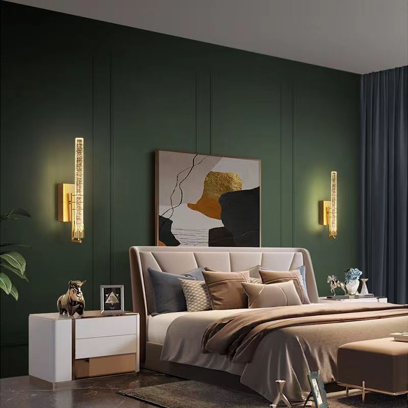 Lumisaxon | Bedroom Bedside Simple Background Wall Lamp