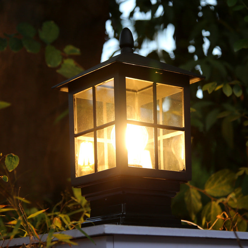 Lumisaxon | Simple Outdoor Pillar Lamp Waterproof And Rust-Proof