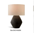 Lumisaxon | Wabi-Sabi Style Simple Table Lamp For Guesthouses Retro Mid-Century Zen-Luxury Decorative Sideboard Light Bedside Lamp