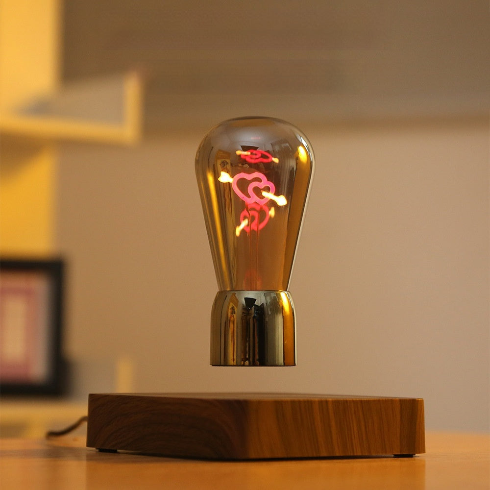 Lumisaxon | Magnetic Suspension Bulb Table Lamp Night Light Living Room Bedroom Study Room Decoration Desk Lamp