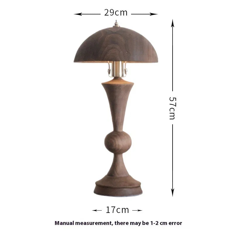 Lumisaxon | Chinese Retro Solid Wood Decorative Table Lamp