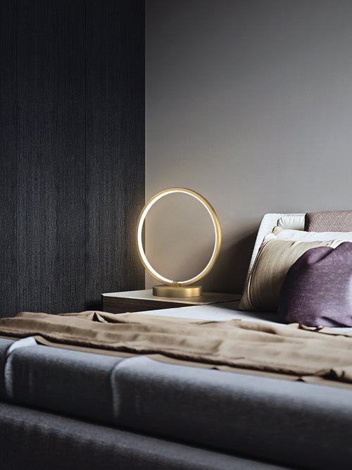 Lumisaxon | All Copper Table Minimalist Living Room Bedside Lamp
