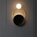 Post-modern Ring Wall Lamp Hotel Restaurant Innovative Ring Wall Lamp