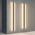 Modern Linear LED Wall Sconce - Minimalist Bedroom Headboard Night Light, Long Strip Ambient Lighting for Living Room & Hallway - LumisAxon
