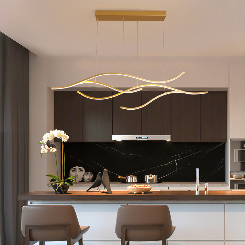 Lumisaxon | Led Dining-Room Lamp Nordic Room European Simple Designer Office Golden Chandelier