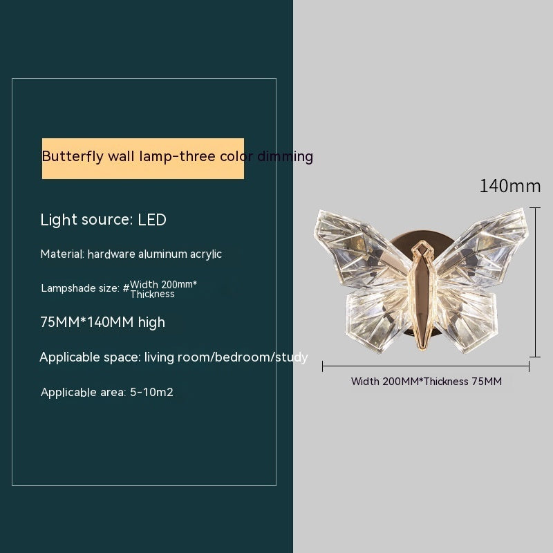 Lumisaxon | Butterfly Bedroom Decorative Lamp Wall Lamp