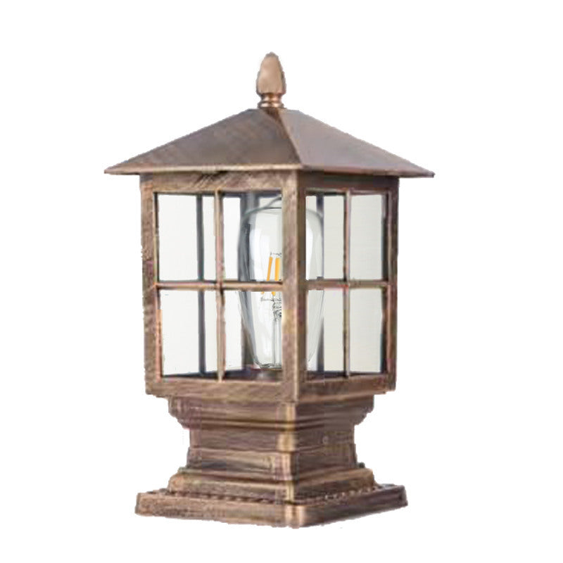 Lumisaxon | Simple Outdoor Pillar Lamp Waterproof And Rust-Proof