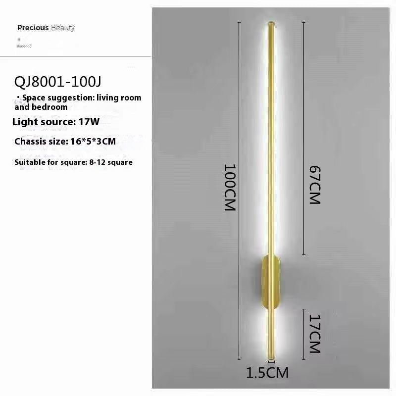 Lumisaxon | Strip Wall Lamp Bedroom Background Decoration