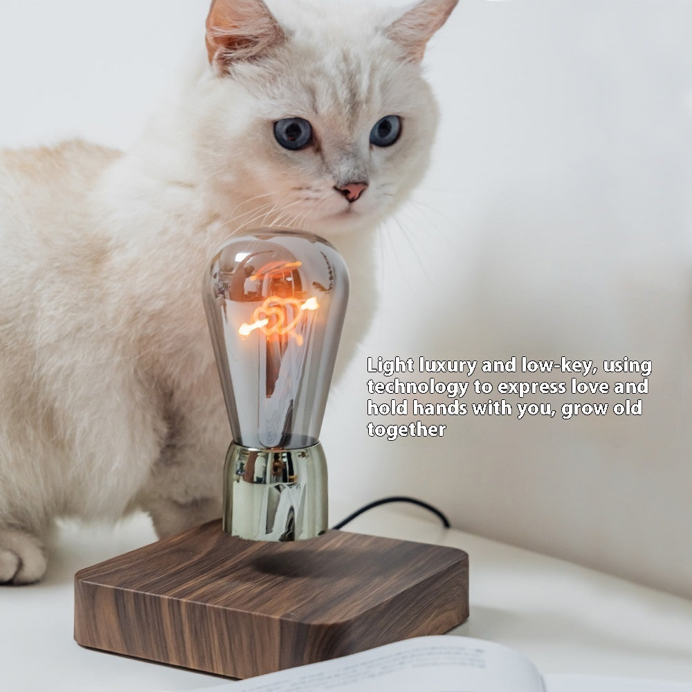 Lumisaxon | Magnetic Suspension Bulb Table Lamp Night Light Living Room Bedroom Study Room Decoration Desk Lamp