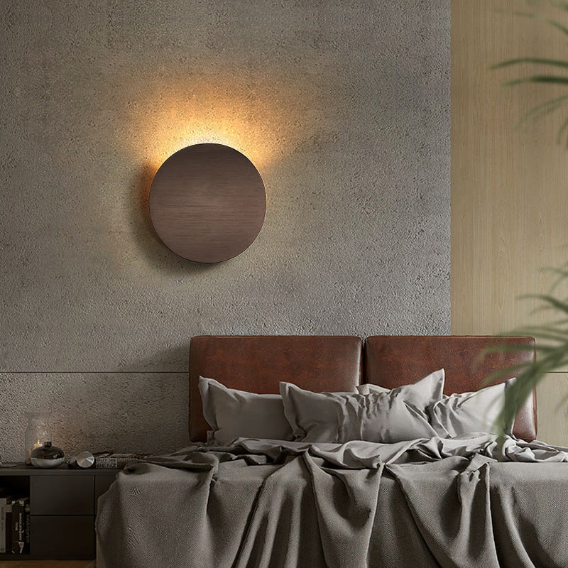 Lumisaxon | Simple Bedside Lamp Round Aisle Wall Lamp