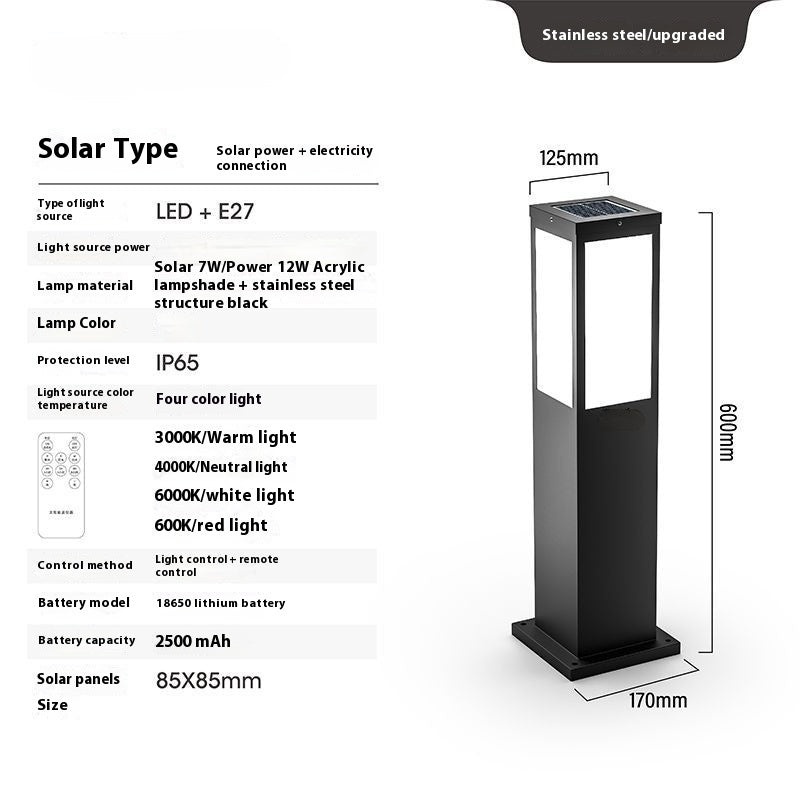 Lumisaxon | Solar Lawn Lights For Outdoor Courtyards