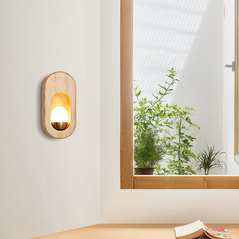 Lumisaxon | Led Solid Wood Wall Lamp