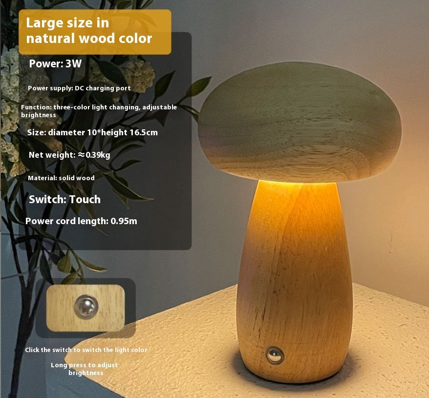 Lumisaxon | Gift Mushroom Decoration Bedroom Bedside Night Lamp